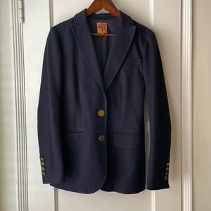 Tory Burch blazer - navy. Size 0.
